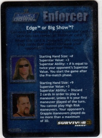 Edge or Big Show? (SS3)